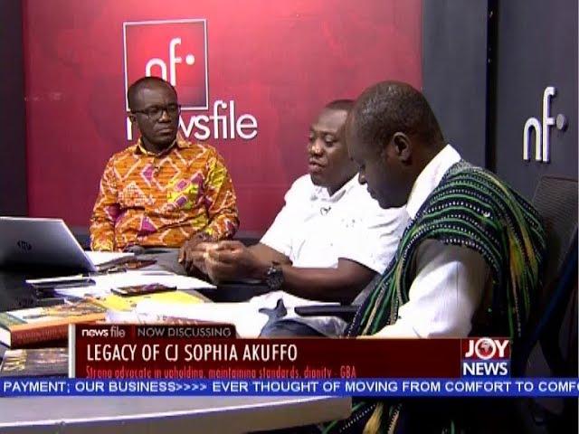 Legacy of CJ Sophia Akuffo - NewsFile on JoyNews (21-12-19)