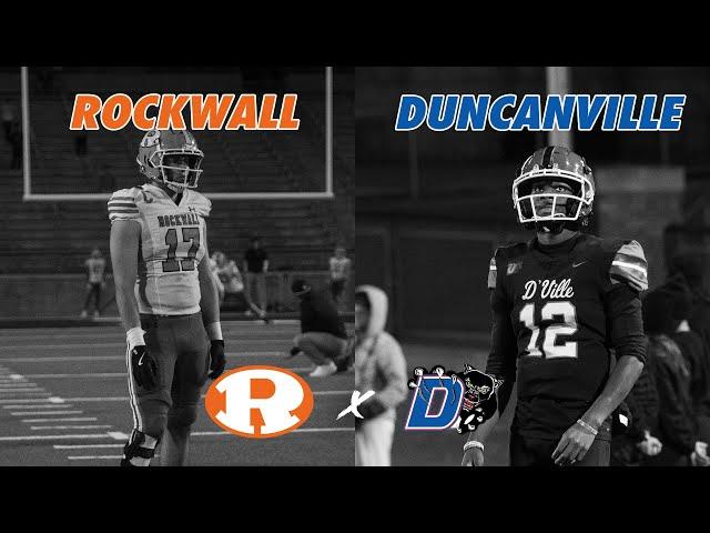 #TXHSFB Rockwall vs #1 Duncanville DFW AREA ROUND FACE-OFF 2024 Texas High School Football Playoffs