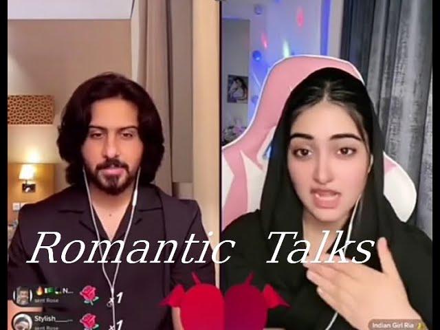 Yousaf with Ria Romantic lovely talks