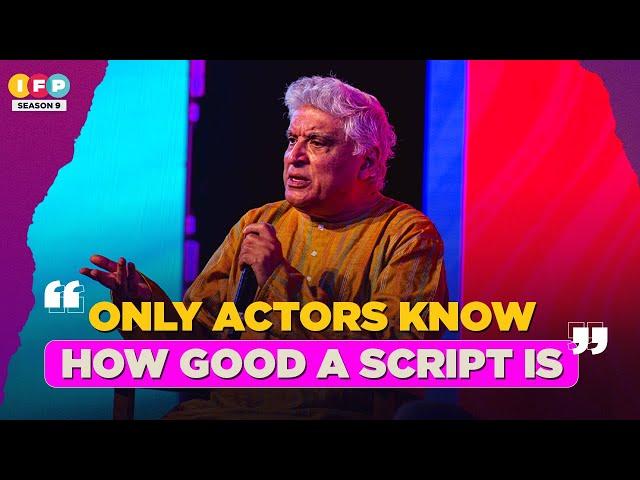 Javed Akhtar with Mayank Shekhar | From a reader to screenwriter | Zanjeer | Amitabh Bachchan | IFP9