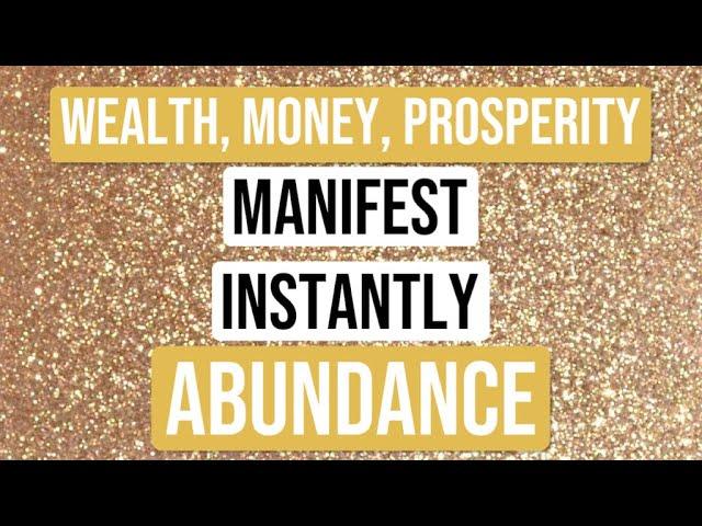 Abundance Affirmations- Manifest Money