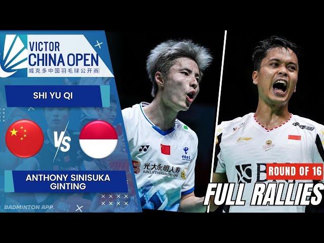 Shi Yu Qi (CHN) vs Anthony Sinisuka Ginting (INA) - R16 |  China Open 2024