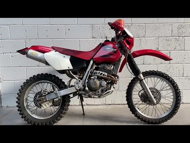 2003 Honda XR400R riding test and walkaround video. Ref 0529