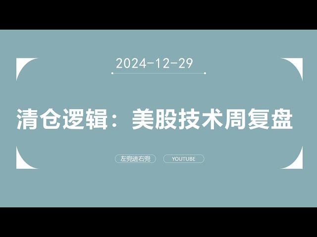 清仓逻辑：美股技术周复盘20241229