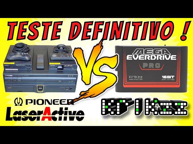 Mega Everdrive PRO VS Pioneer Laser Active !