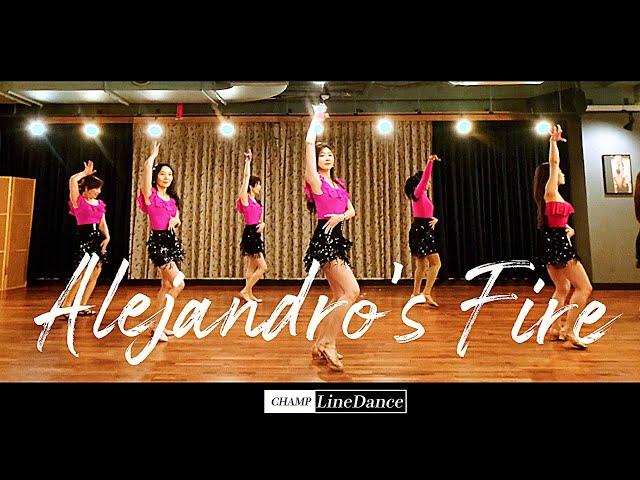 [라인댄스고급반] Alejandro's Fire Line Dance || 알레한드로스파이어 라인댄스