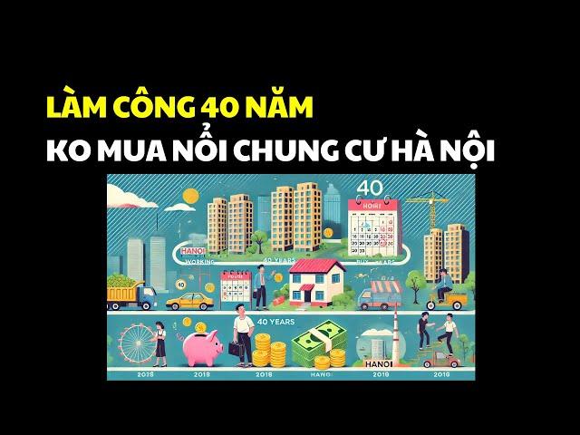 Làm công 40 năm không mua nổi chung cư Hà Nội