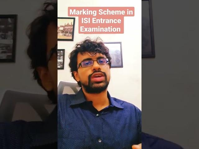 Marking Scheme in ISI ENTRANCE EXAMINATION #shorts #MarkingScheme #isi #entranceexam