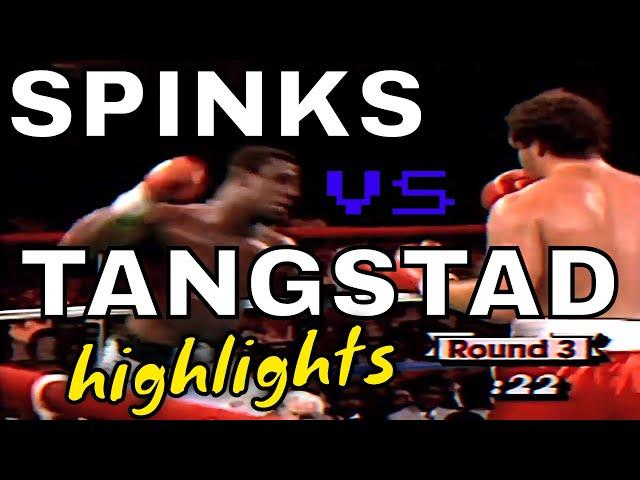 Michael Spinks vs. Steffen Tangstad | 1986 - Highlights