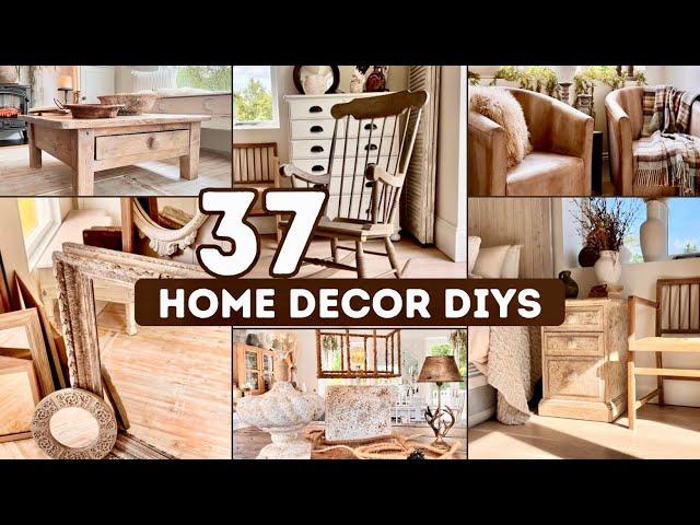 37 DIY HOME DECOR THRIFT FLIPS • HIGH END AFFORDABLE DECORATING IDEAS