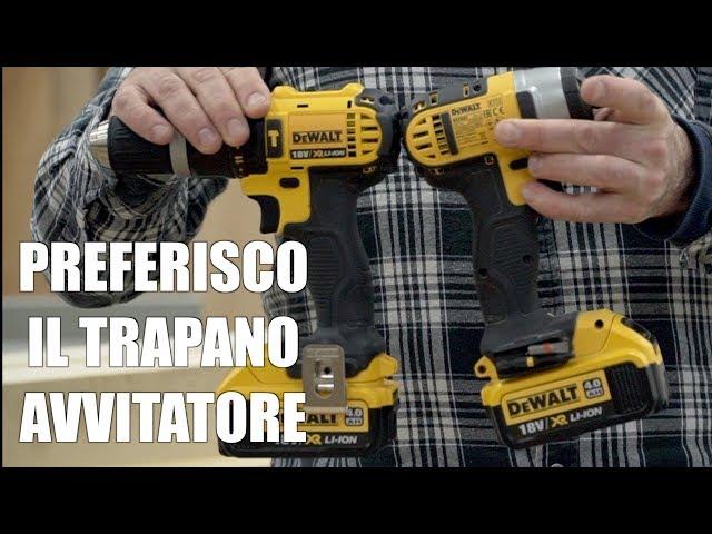 Avvitatore ad impulsi o Trapano avvitatore - Attrezzatura da falegnameria