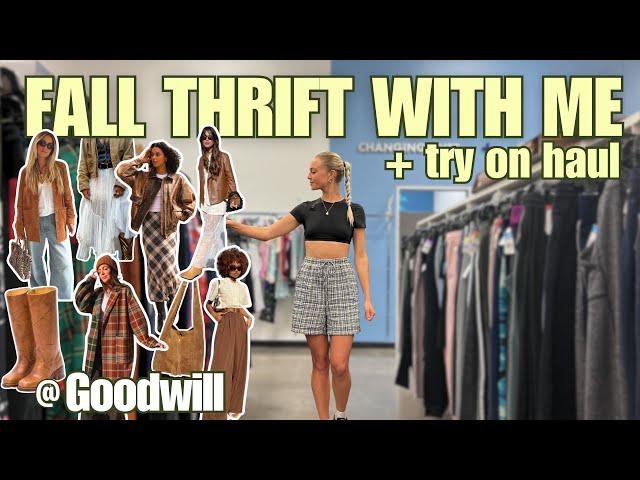 Fall Thrift With Me + Try On Haul | Boho Western Pinterest-Worthy Finds at Goodwill