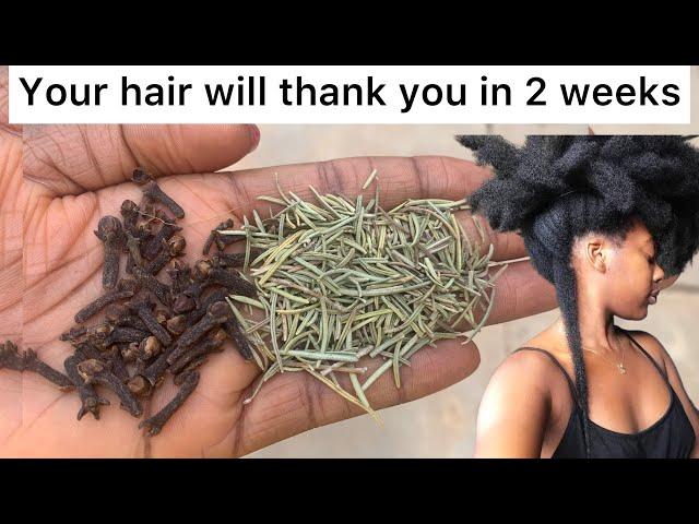 Clove and Rosemary Water for Maximum Hair Growth and Thicker Hair Within 2 weeks #cloves #rosemary