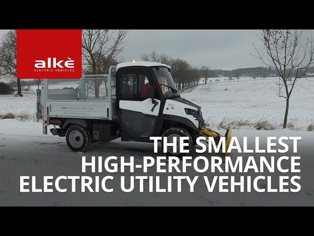 The smallest high-performance electric utility vehicles: Alke' ATX