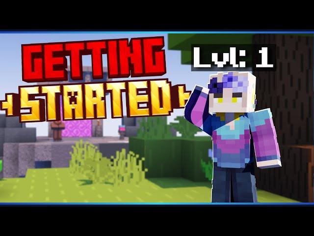 How To Get Started In Hypixel Skyblock | Beginner's Guide