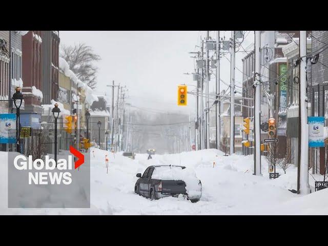 Powerful winter storm slams into southern Ontario