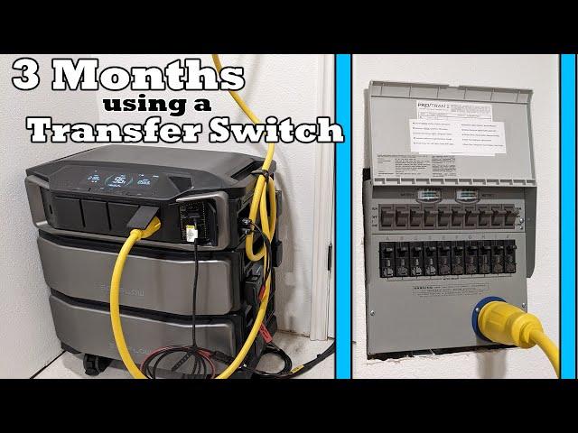 Using A Transfer Switch With the EcoFlow Delta Pro Ultra! 3 Month Update