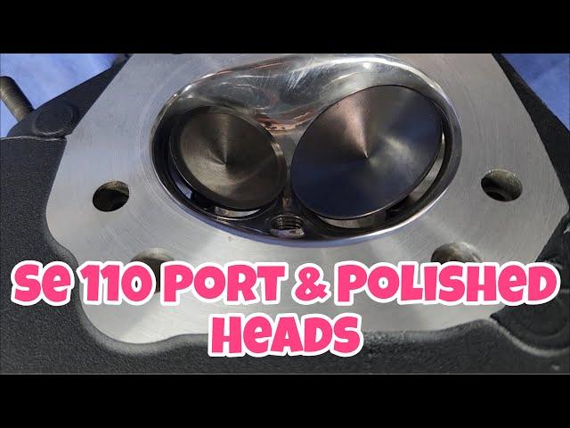 Port & Polish Performance Dyna Harley Screamin Eagle SE 110 Heads