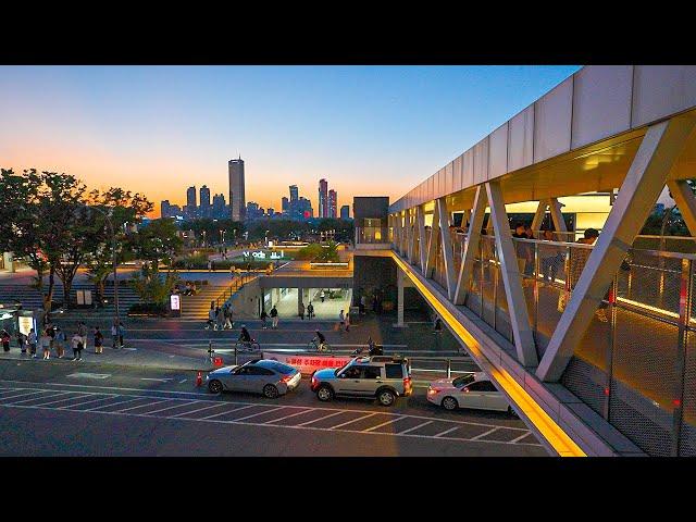 Autumn Night Walk to Seoul's Best Sunset Spots | Korea Travel Guide 4K HDR