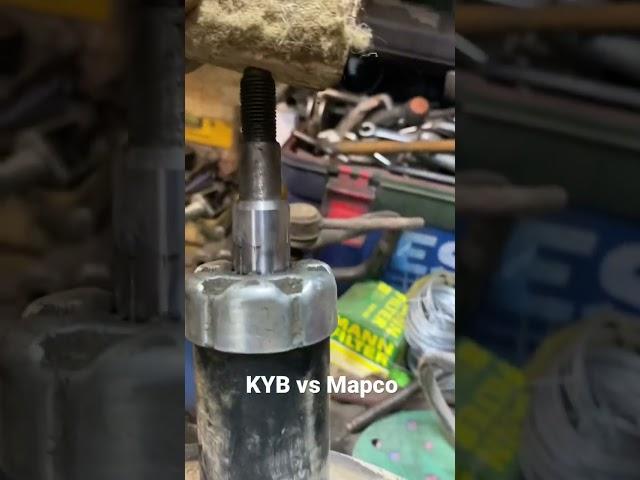 KYB vs Mapco сравнение амортизаторов после года и нескольких лет эксплуатации