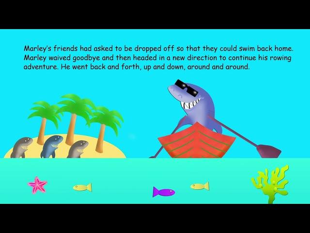 Marley Tries Rowing - A short story for young children about a shark called Marley