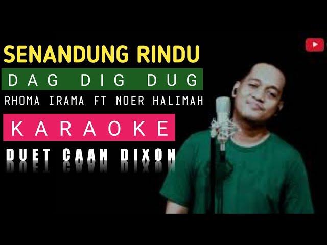 SENANDUNG RINDU (dag dig dug) KARAOKE DUET COWOK || CaAn Dixon