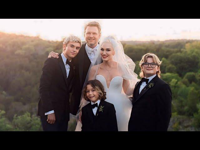 Very Sad News "Gwen Stefani’s Wedding Pic with Blake Shelton and Her Sons Will Melt Your Heart!"