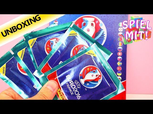 PANINI EURO 2016 PACKS Unboxing - Starter Packs? - EM 2016 Sammelheft