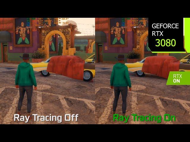 Saints Row PC Ray Tracing On vs Off - Graphics/Performance Comparison | RTX 3080 4K Ultra Settings