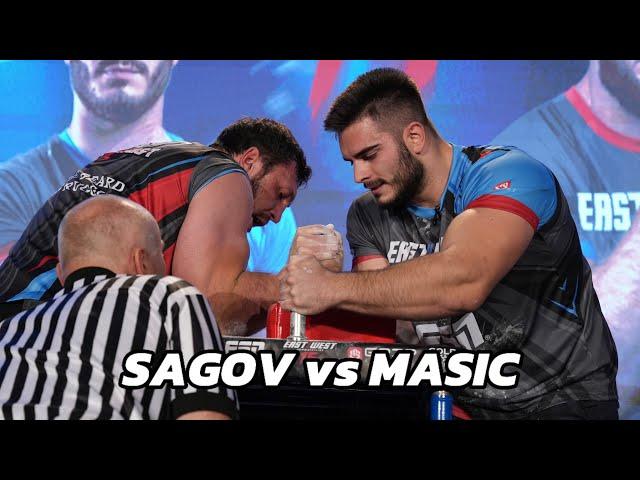 Rino Masic vs İbragim Sagov - East vs West15 Right Arm 115kg World Title Match