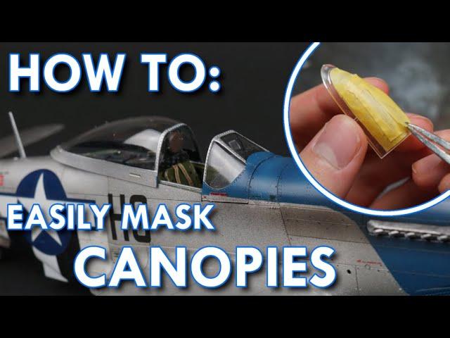 3 Easy and Effective ways to mask Aircraft Canopies! | Quick Tutorial