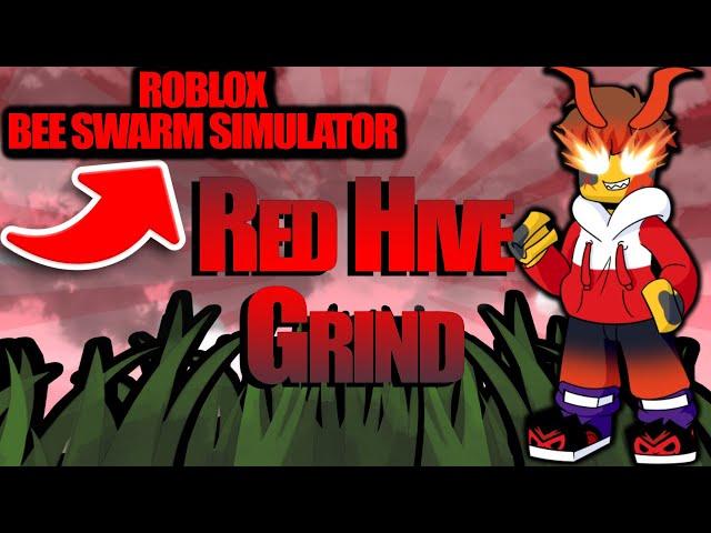 xNose PLAYING ROBLOX BEE SWARM SIMULATOR (XBOX AND PLAYSTATION CAN NOW) PLAYING AS A RED HIVE