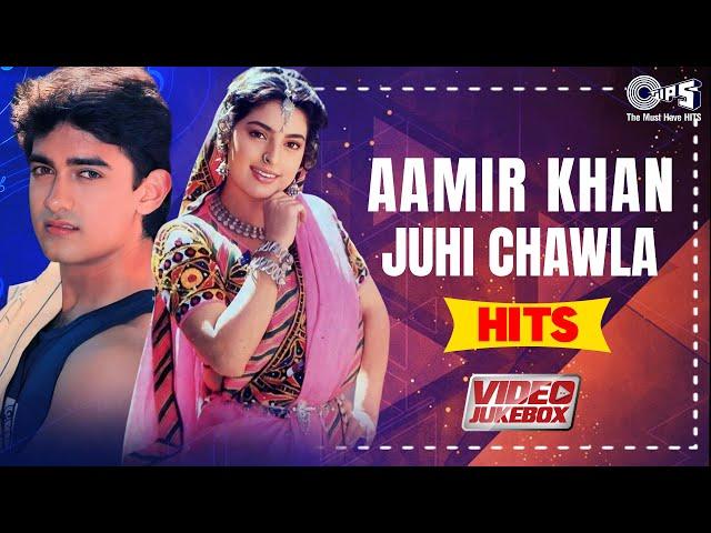 Aamir Khan Juhi Chawla Hits | 90s Love Hindi Songs | Video Jukebox | Best Romantic Songs