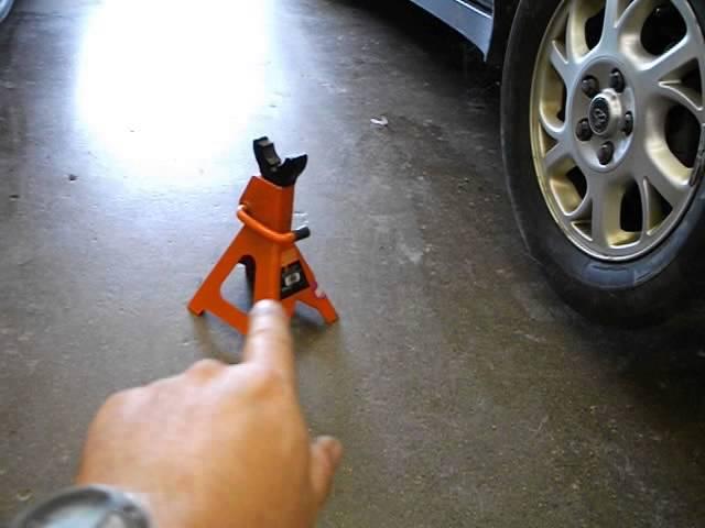 Using a Floor Jack and Support Stands