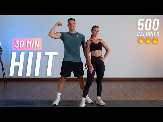 30 MIN CARDIO HIIT WORKOUT - FULL BODY - At Home, No Equipment