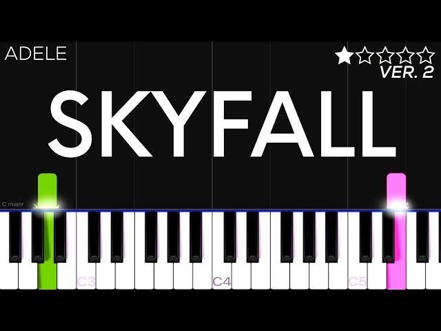 Adele - Skyfall | EASY Piano Tutorial