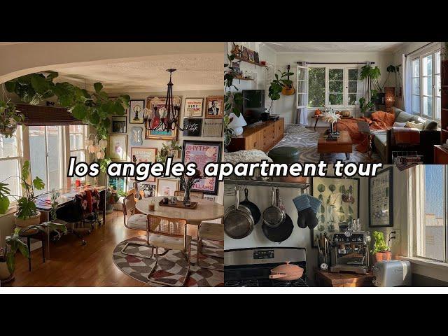 apartment tour: vintage 1 bedroom, colorful decor, lots of plants!!!