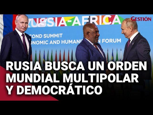 Putin: Rusia y África trabajarán por un mundo "multipolar"