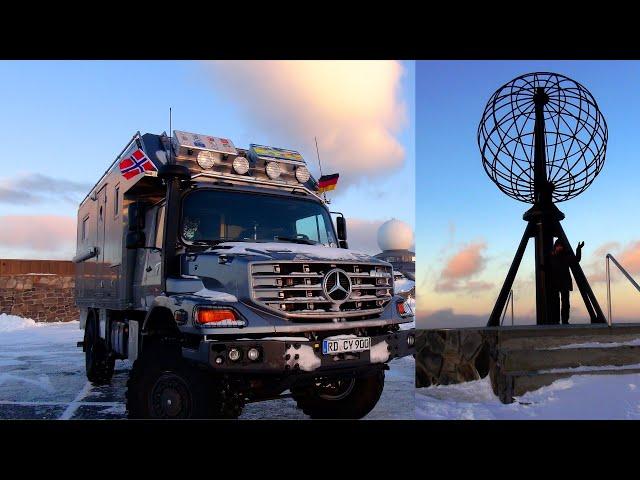 Zum Nordkap im Februar mit Cytros 4x4 Reisetruck - VideoGustav