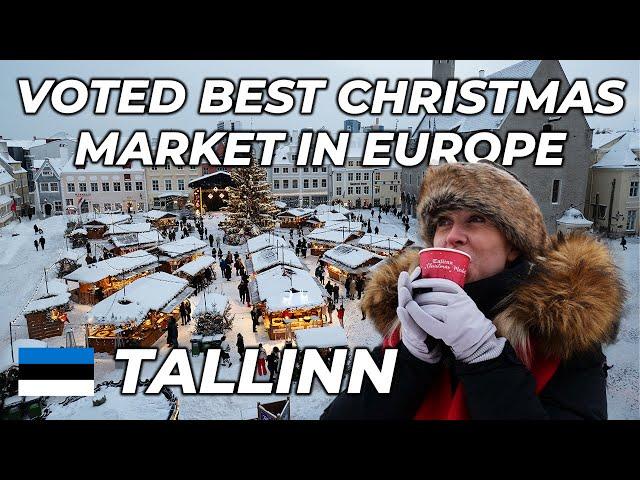 BEST Christmas Market in Europe? Tallinn is a magical HIDDEN GEM!