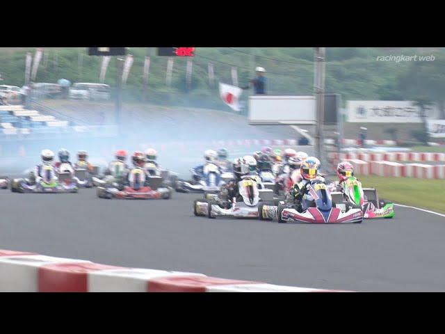 全日本カート選手権2024 FS-125 第1戦 決勝ヒート