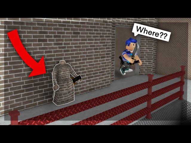 I CAMOUFLAGED MYSELF in MM2 so NO ONE would notice me… (Murder Mystery 2)