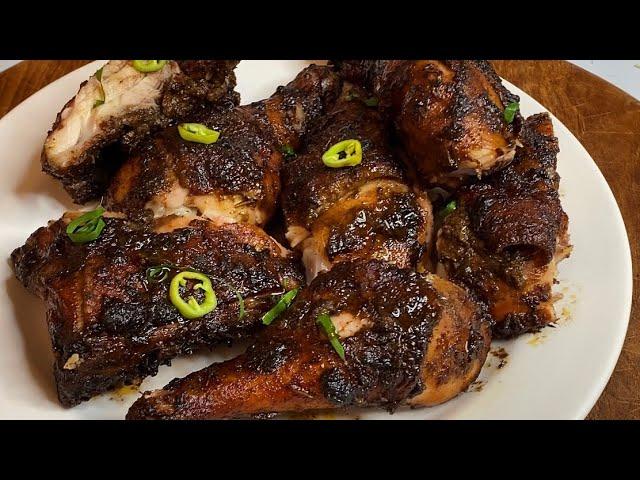 Jerk Chicken, Authentic Jamaican Oven Jerk Chicken, Juicy & Delicious!