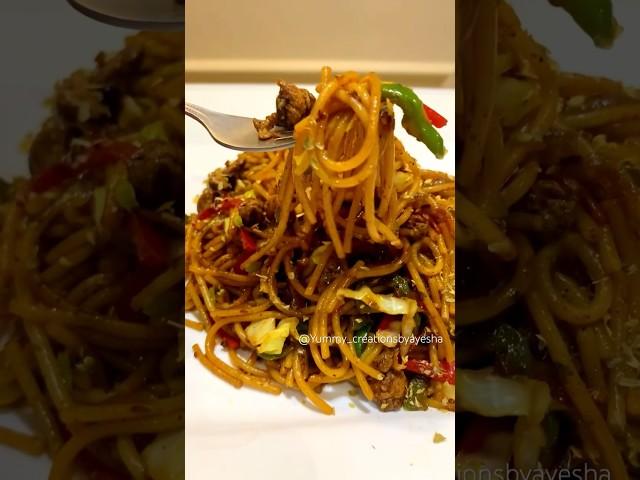 Ginsoy style Chicken Chowmein recipe |high protein chicken chowmein recipe |street style noodles