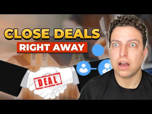 HOW TO GET YOUR FIRST SALE IN REAL ESTATE! (Sell Homes Right Away)