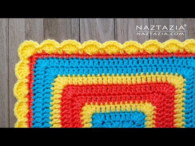 Crochet Easy Shell Border for a Blanket, Scarf, and Shawl