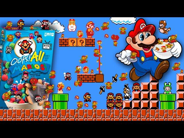 I replaced ALL ENEMIES with MARIO! - OOPS All Marios (Hilarious Mari0 Map Pack)