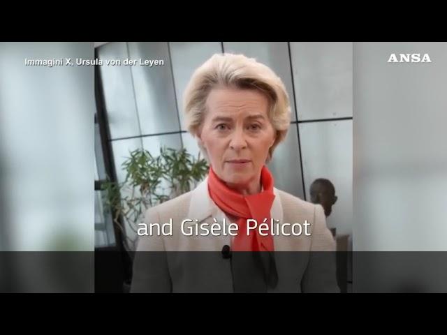 Von der Leyen: "Oggi, e ogni giorno, al fianco delle donne vittime di violenza"