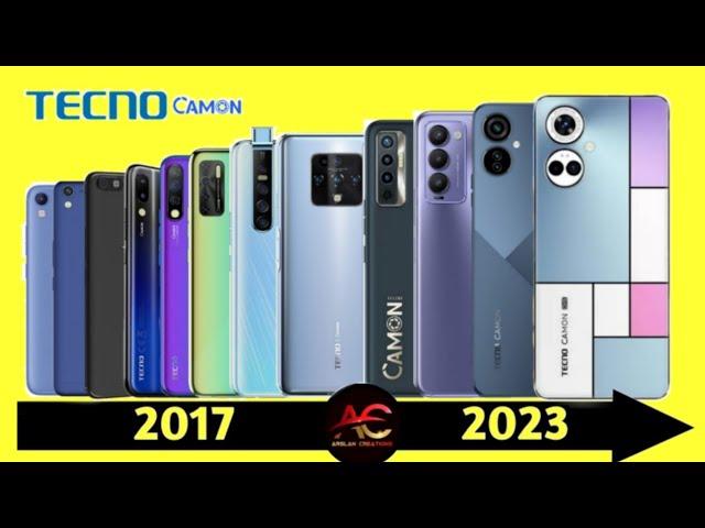 Evolution of Tecno Camon Series 2017-2023 | Tecno Evolution