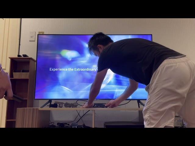 Samsung 55AU7000 55" UHD SMART TV | UNBOXING / SET UP